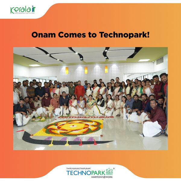 Onam comes to Technopark